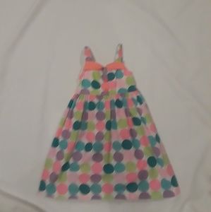 Colorful polka dot dress